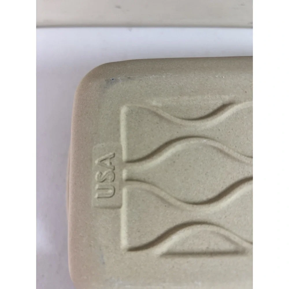 Pampered Chef Stoneware STONE LOAF PAN Unglazed Oven/Broil/Micro NWOT